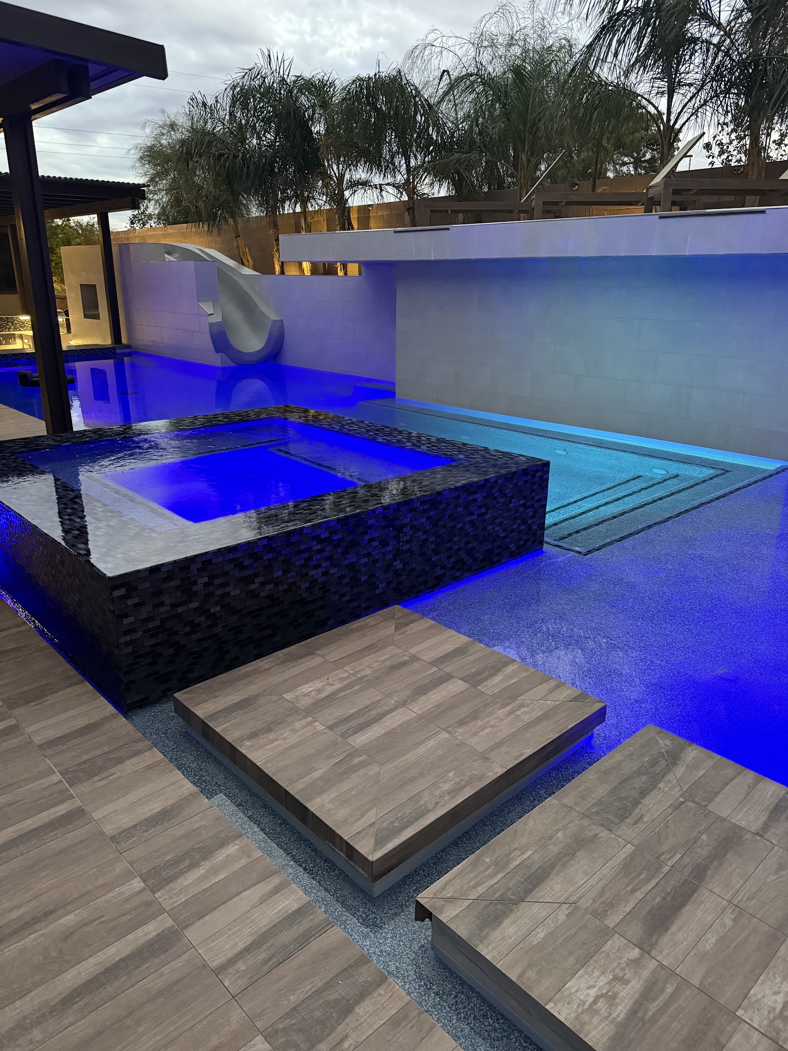 Intimate Pool Renovation with Updated Equipment